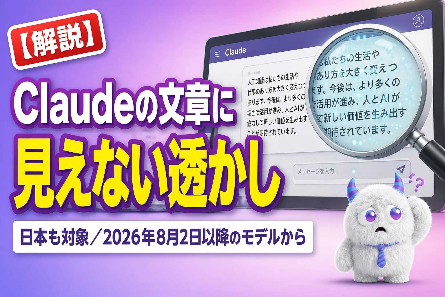 Claudeの透かしは消せる？仕組みをAnthropicが公開｜完全な書き直しで消える