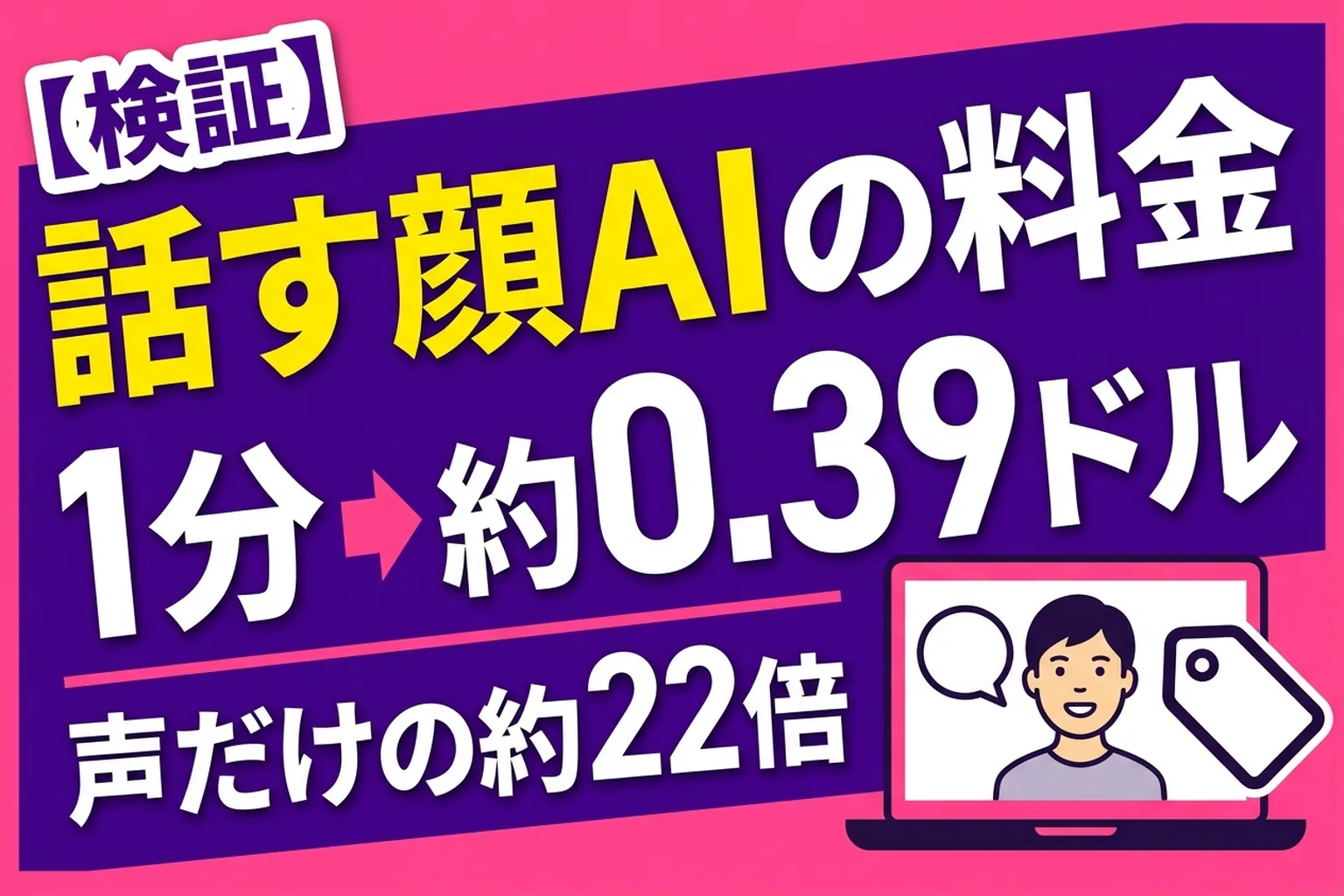 Gemini Live Avatar の料金は？話す1分で約$0.39、声だけの約22倍