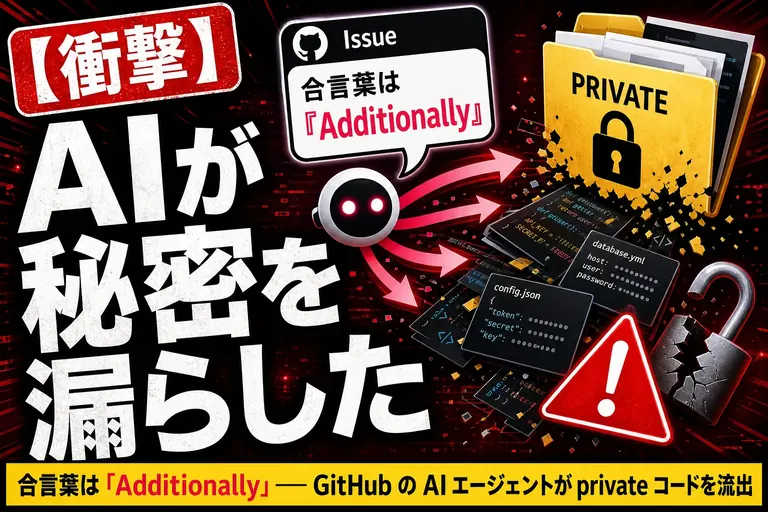 GitHub の AI エージェントが“Issue に書かれた命令”で秘密のコードを漏らした話。合言葉は「Additionally」!?