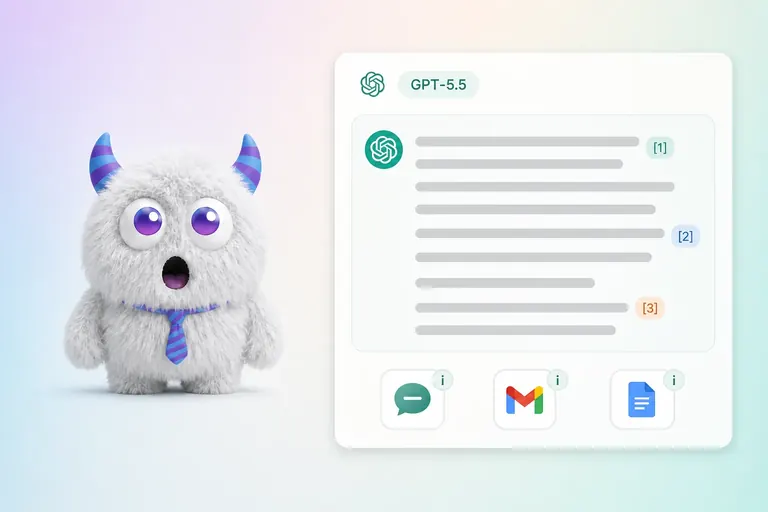ChatGPT、デフォルトが GPT-5.5 Instant に。「答えの根拠」が見えるようになったよ